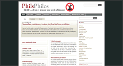 Desktop Screenshot of philsphilos.de